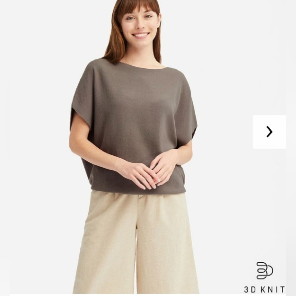 UNIQLO 3D Cotton knit L